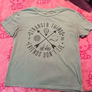 Stranger Things Graphic Tee - Green